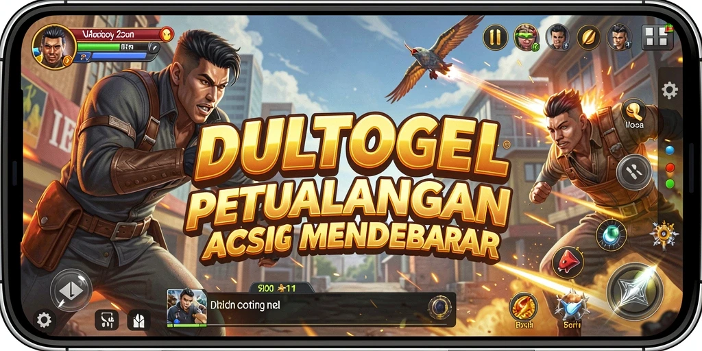Tampilan gameplay seru dari DULTOGEL yang penuh aksi.
