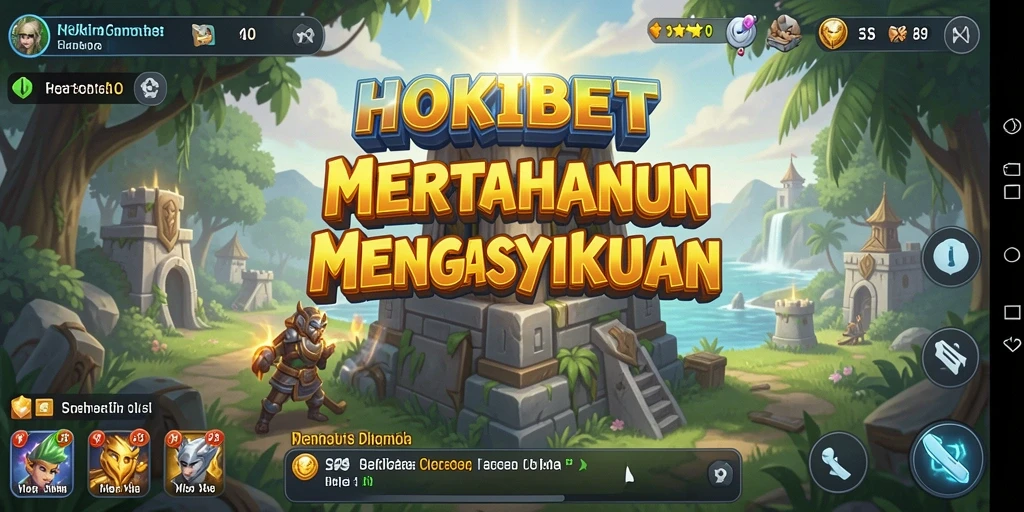 Screenshot HOKIBET menampilkan aksi gameplay Tower Defense yang mendebarkan.