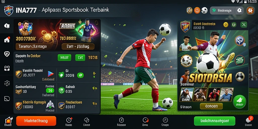 Tampilan screenshot INA777 menampilkan gameplay Sportsbook yang menarik dan interaktif.