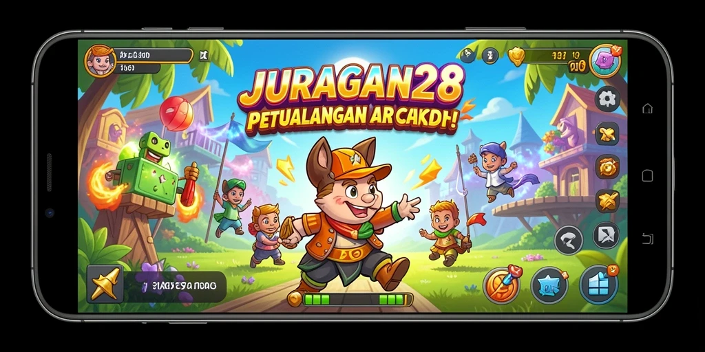 Tampilan gameplay JURAGAN28 yang penuh aksi dan seru.