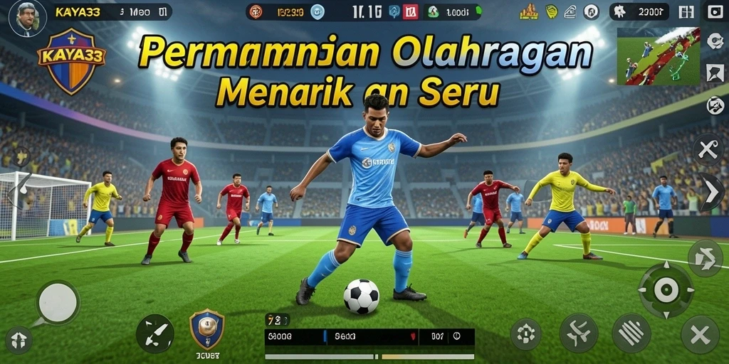 Tampilan gameplay seru di KAYA33 dengan berbagai cabang olahraga.