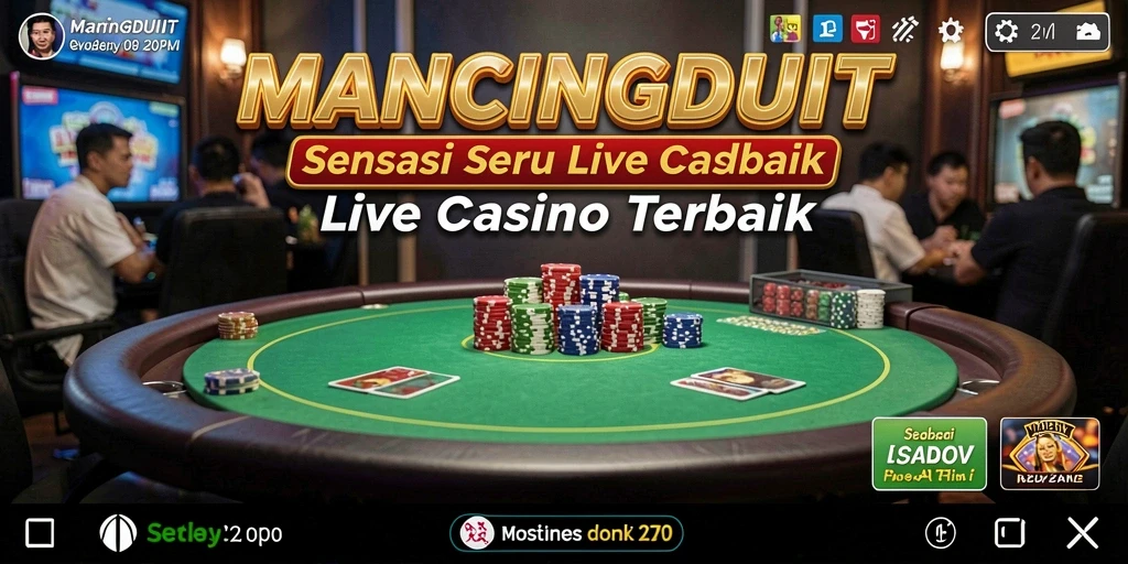 Gameplay MANCINGDUIT yang mendebarkan di Live Casino.