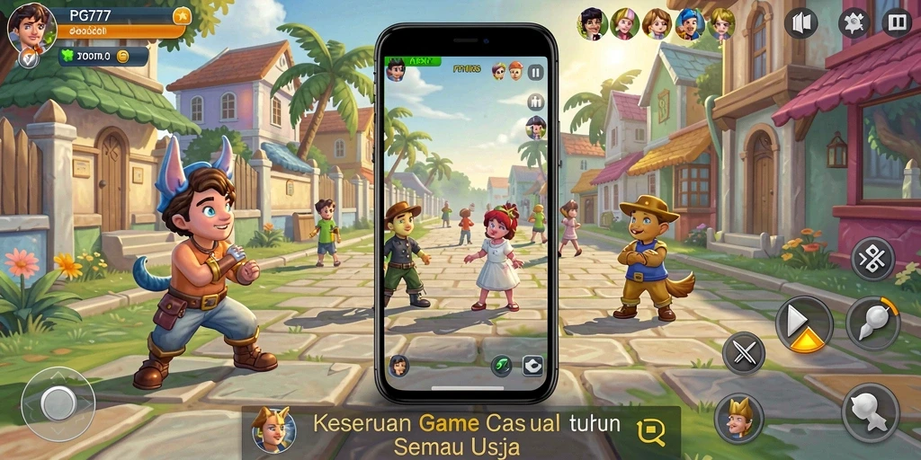 Gameplay menyenangkan yang penuh warna dan tantangan.