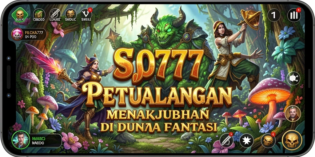 Screenshot gameplay RPG SJO777 menampilkan pertarungan epik dan karakter yang menawan.