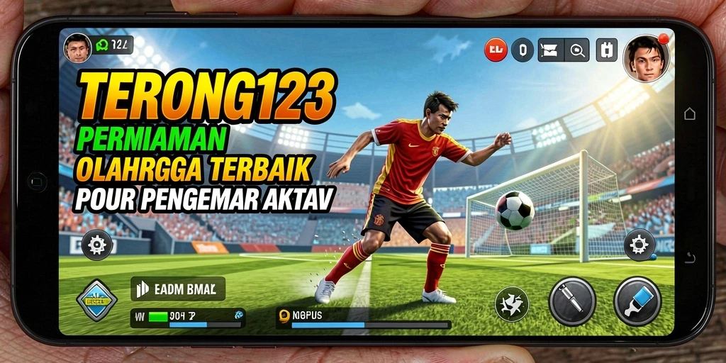 Screenshot TERONG123 menampilkan aksi seru di lapangan olahraga.