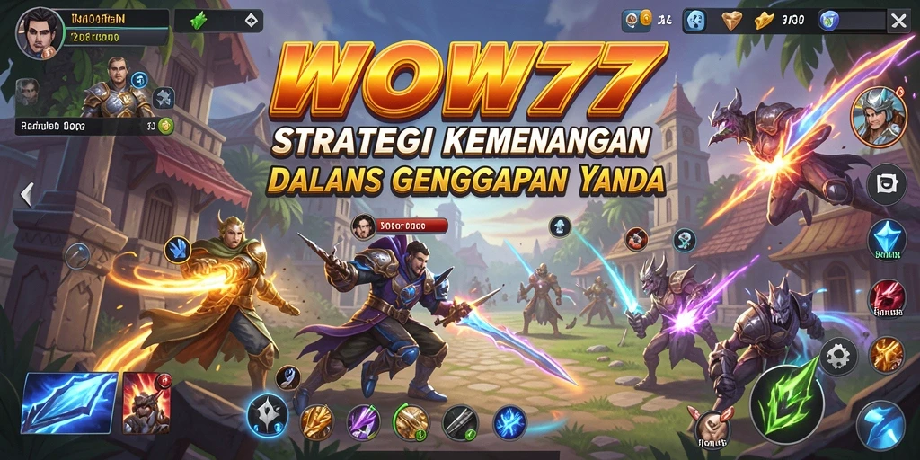 Gameplay strategis WOW77 yang seru dan mendebarkan.