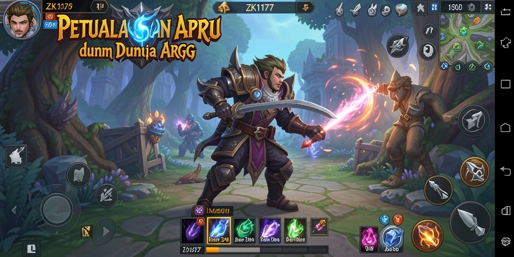 Gameplay menakjubkan dari ZK1177 yang penuh aksi ARPG.